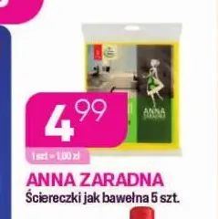 Ściereczki jak bawełna Anna Zaradna promocja w Drogerie Koliber