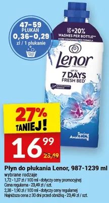 Płyn do płukania Lenor Spring Awakening promocja w Twój Market