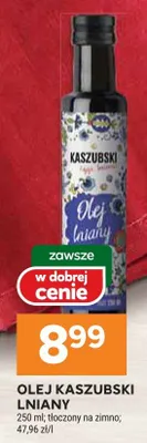 Olej lniany promocja w Stokrotka