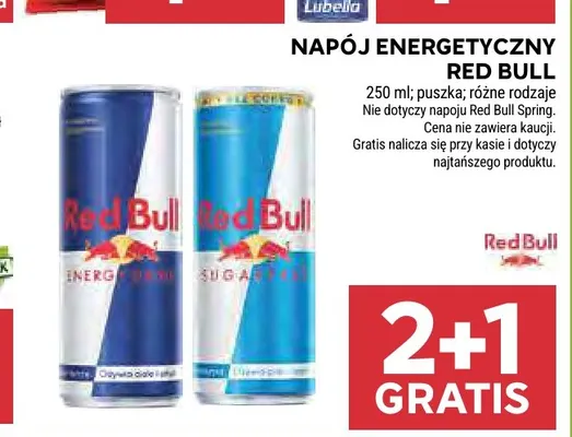 Napój energetyczny Red Bull Energy Drink promocja w Stokrotka