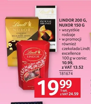 Czekoladki Lindt promocja w Selgros