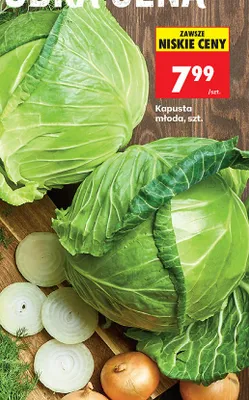 Kapusta młoda promocja w Biedronka