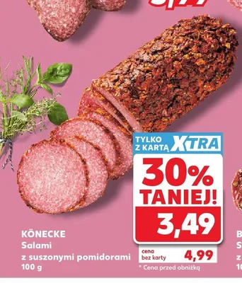Salami z suszonymi pomidorami KÖNECKE promocja w Kaufland