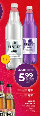 Napój Kinley Tonic Water promocja w Duży Ben