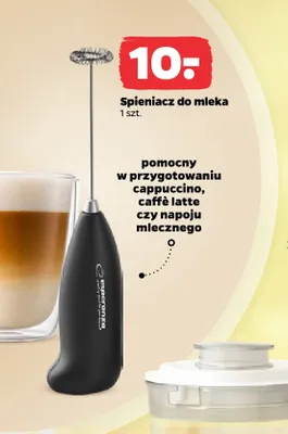 Spieniacz do mleka Esperanza promocja w Netto