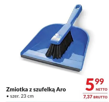 Zmiotka z szufelką Aro promocja w Makro