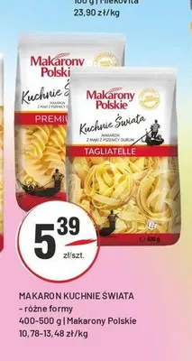 Makaron Kuchnie Świata tagliatelle promocja w Sedal