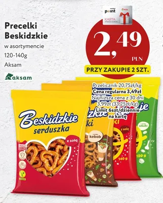 Precelki Beskidzkie z solą promocja w Market Point