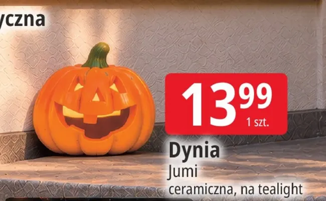 Dynia ceramiczna na tealight Jumi promocja w Leclerc