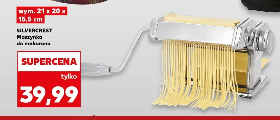 Maszynka do makaronu Silvercrest promocja w Kaufland