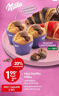 Mini Muffin czekoladowy promocja w Żabka