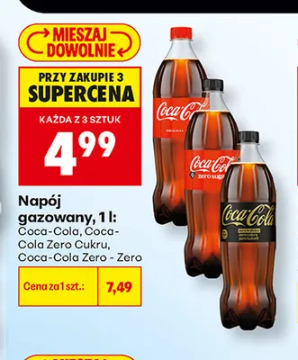 Napój gazowany Coca-Cola promocja w Biedronka
