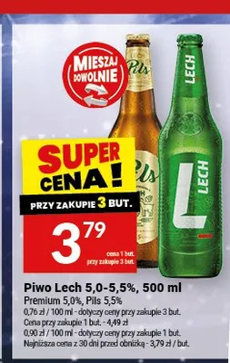 Piwo Lech Premium promocja w Twój Market