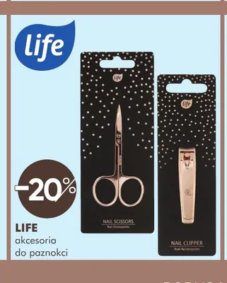 Nożyczki do paznokci Life promocja w Super-Pharm