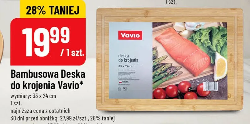 Bambusowa deska do krojenia promocja w POLOmarket