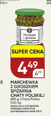 Marchewka z groszkiem Spiżarnia Chaty Polskiej promocja w Chata Polska