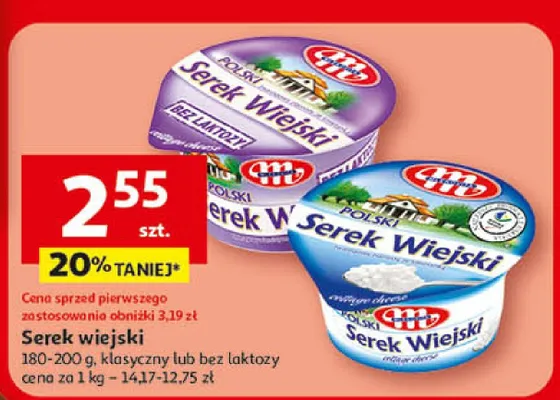 Serek Wiejski promocja w Auchan
