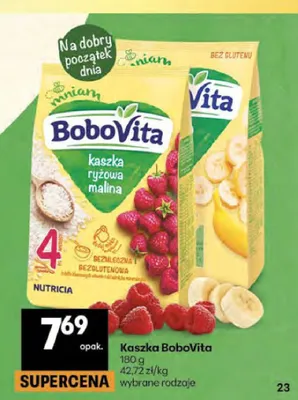 Kaszka BoboVita promocja w Delikatesy Centrum
