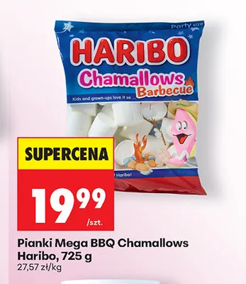 Pianki Mega BBQ Chamallows Haribo promocja w Biedronka