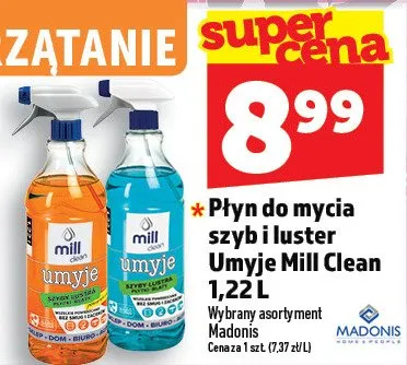 Płyn do mycia szyb i luster Madonis promocja w TOPAZ