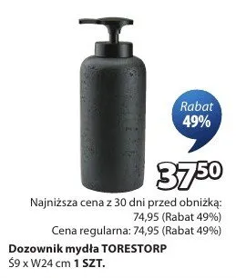Dozownik mydła Torestorp promocja w Jysk