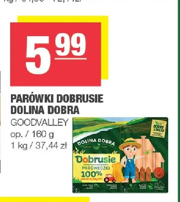 Parówki Dobrusie Dolina Dobra promocja w SPAR