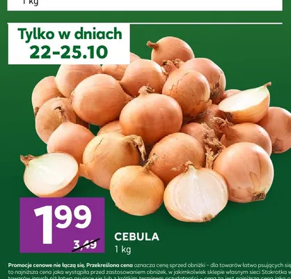 Cebula promocja w Stokrotka