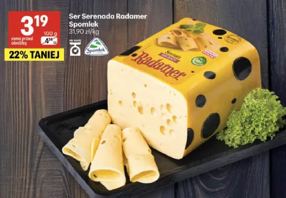 Ser Serenada Radamer Spomlek promocja w Delikatesy Centrum