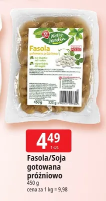 Fasola gotowana próżniowo Notre Jardin promocja w Leclerc