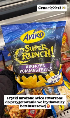 Frytki mrożone super crunch airfryer  promocja w Dino
