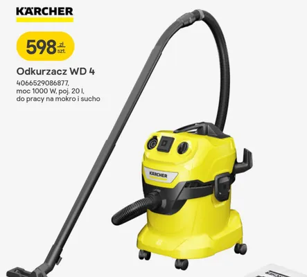 Odkurzacz WD 4 Kärcher promocja w Castorama