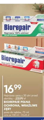 Pasta do zębów Biorepair Pełna ochrona promocja w Super-Pharm