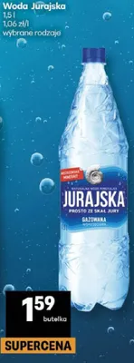 Woda Jurajska gazowana promocja w Delikatesy Centrum