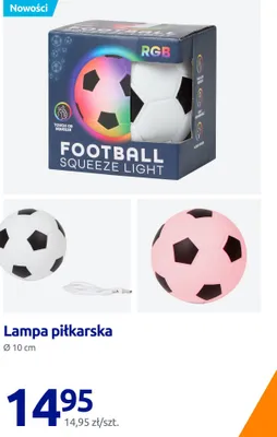 Lampa piłkarska Ø10cm promocja w Action