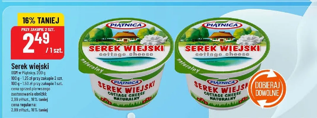 Serek wiejski promocja w POLOmarket