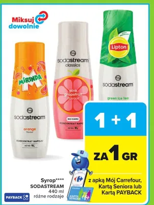 Syrop Sodastream promocja w Carrefour Market
