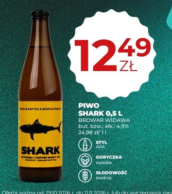 Piwo Shark Browar Widawa promocja w Duży Ben