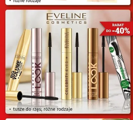 Tusz do rzęs Eveline Cosmetics promocja w Drogeria Kosmyk