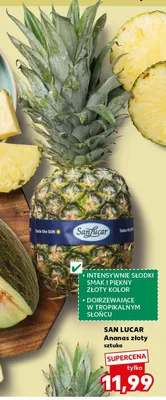 Ananas złoty SAN LUCAR promocja w Kaufland