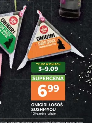 Onigiri łosoś Sushi4You promocja w Stokrotka