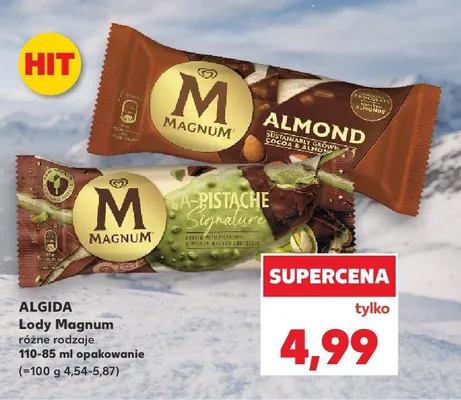 Lody Magnum Algida promocja w Kaufland