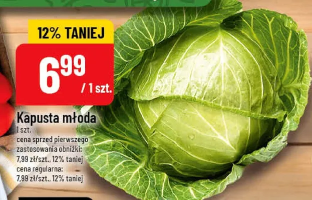 Kapusta młoda promocja w POLOmarket