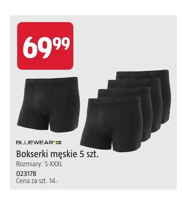 Bokserki męskie Bluewear 5-pak promocja w Jula