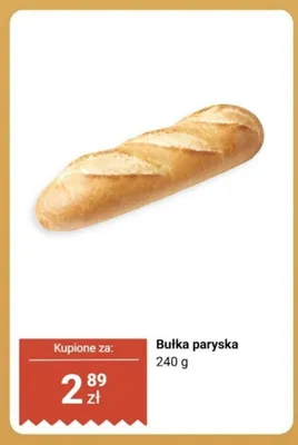 Bułka paryska promocja w Biedronka