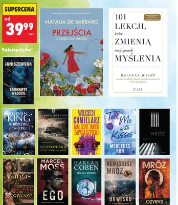 Książka Beletrystyka promocja w Biedronka