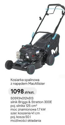 Kosiarka spalinowa z napędem promocja w Castorama