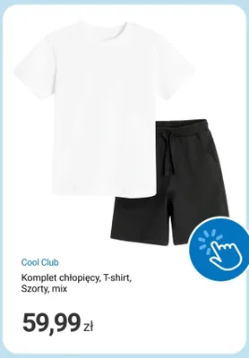 Komplet chłopięcy T-shirt i szorty Cool Club promocja w Smyk