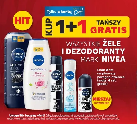 Żele i dezodoranty 1+1 GRATIS promocja w Kaufland