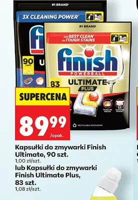 Kapsułki do zmywarki Finish Ultimate promocja w Biedronka