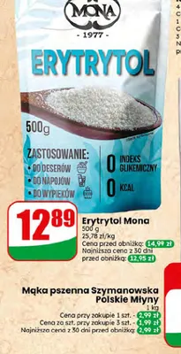 Erytrytol Mona promocja w Dino